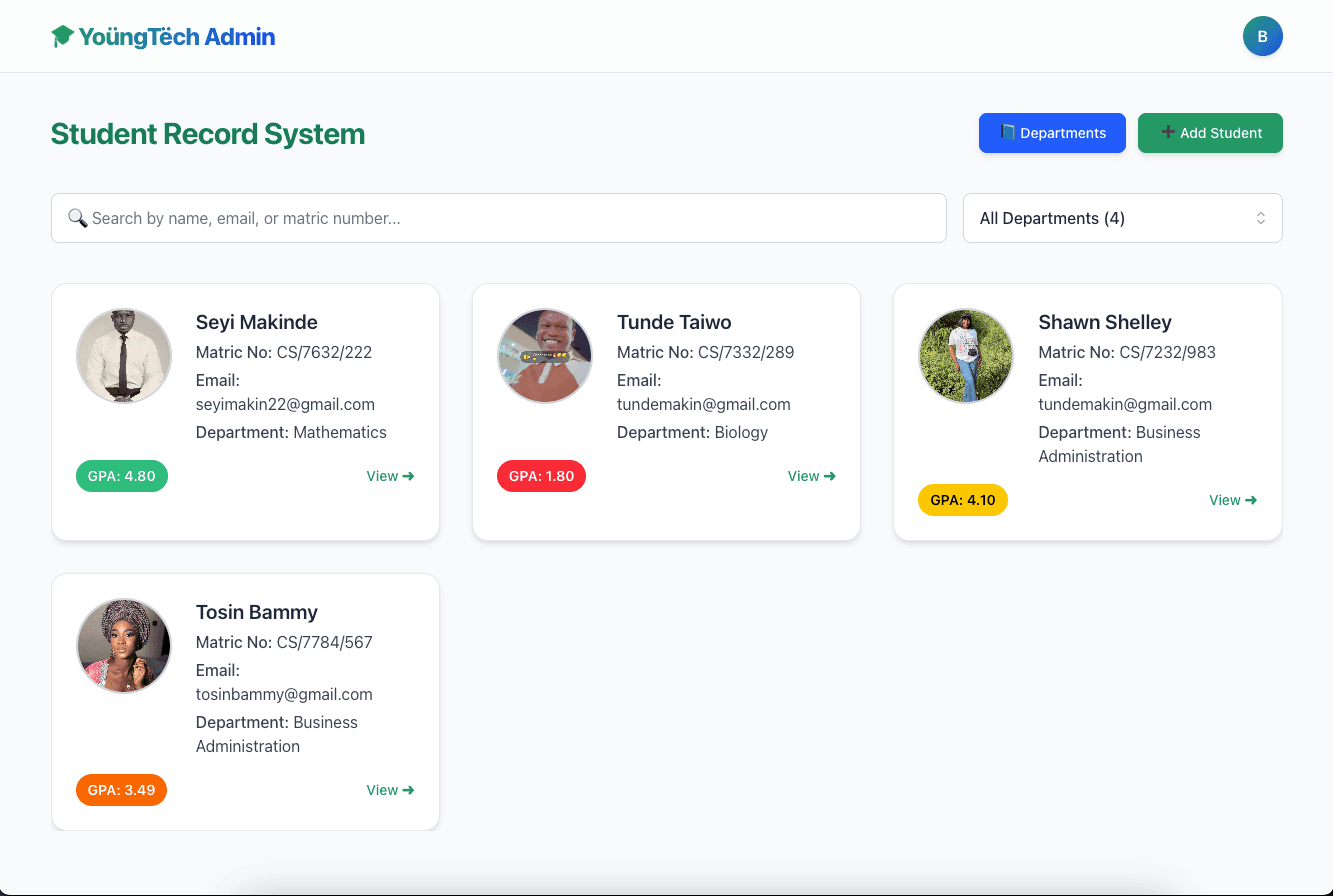 Student Management System